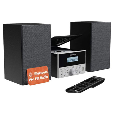 Oakcastle 20W Hi-Fi Stereo System - Schwarz und Silber | 1000002970