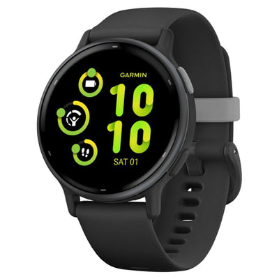Garmin Vivoactive 5 42MM Smartwatch - Slate & Schwarz | 49-GAR-010-02862-10
