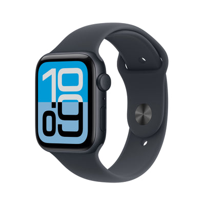 Apple Watch SE 3 GPS 44MM Mitternachtsblau Aluminium Case mit Mitternachtsblau Sport Band - M/L | MEHQ4MP/A