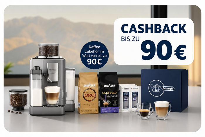 DeLonghi – Willkommenspaket-Angebot