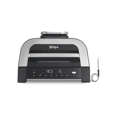 Ninja 6-In-1 Max 1760W Grill & Heißluftfritteuse - Grau & Silber | DG551UK