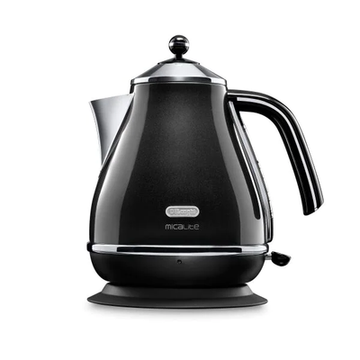 DeLonghi Icona Micalite 1.7L Wasserkocher - Schwarz | KBOM3001.BK