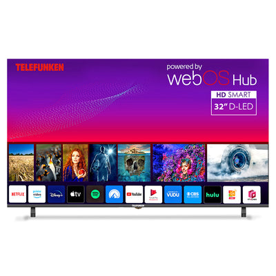 Telefunken N21 32" HD Smart TV - Schwarz | N21-HD-W32