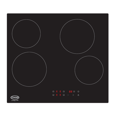 Thor 4 Zone Ceramic Kochfeld - Schwarz | T154MDTCSS
