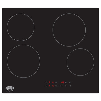 Thor 60CM 4 Zone Ceramic Kochfeld - Schwarz | T154MDTC