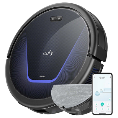 Eufy G50 Hybrid Robot Staubsauger - Schwarz | T2212V11