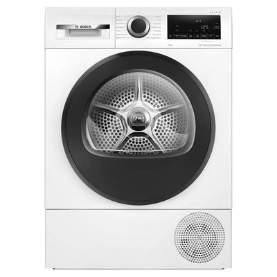Bosch Series 6 9KG freistehend Heat Pump Wäschetrockner - Weiß | WQG24500GB