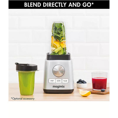 Magimix Standmixer Power 3 1000W Compact Standmixer - Matte Chrome | 11641