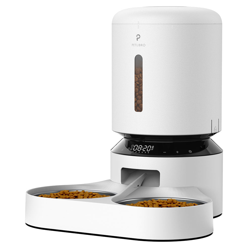Petlibro Granary 5L Dual Food Tray Automatic Feeder - White | PL-AF006-93W