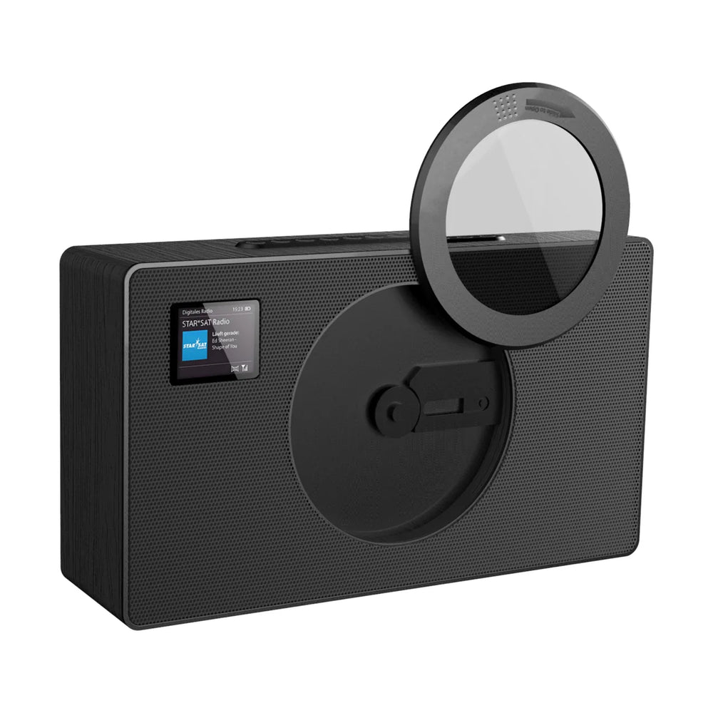 Oakcastle All in One Micro Bluetooth HiFi System - Schwarz | 1000003121