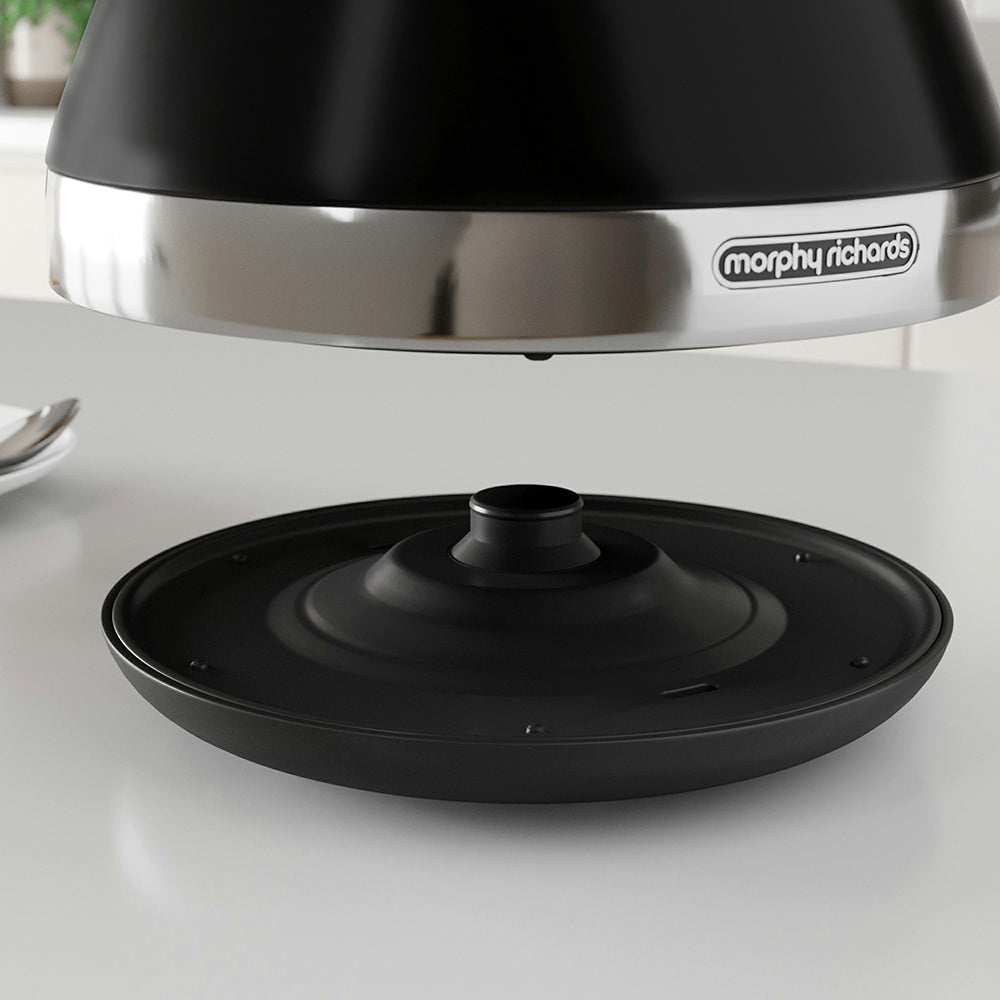 Morphy Richards 1.5L Venture Pyramid Wasserkocher - Schwarz | 100131
