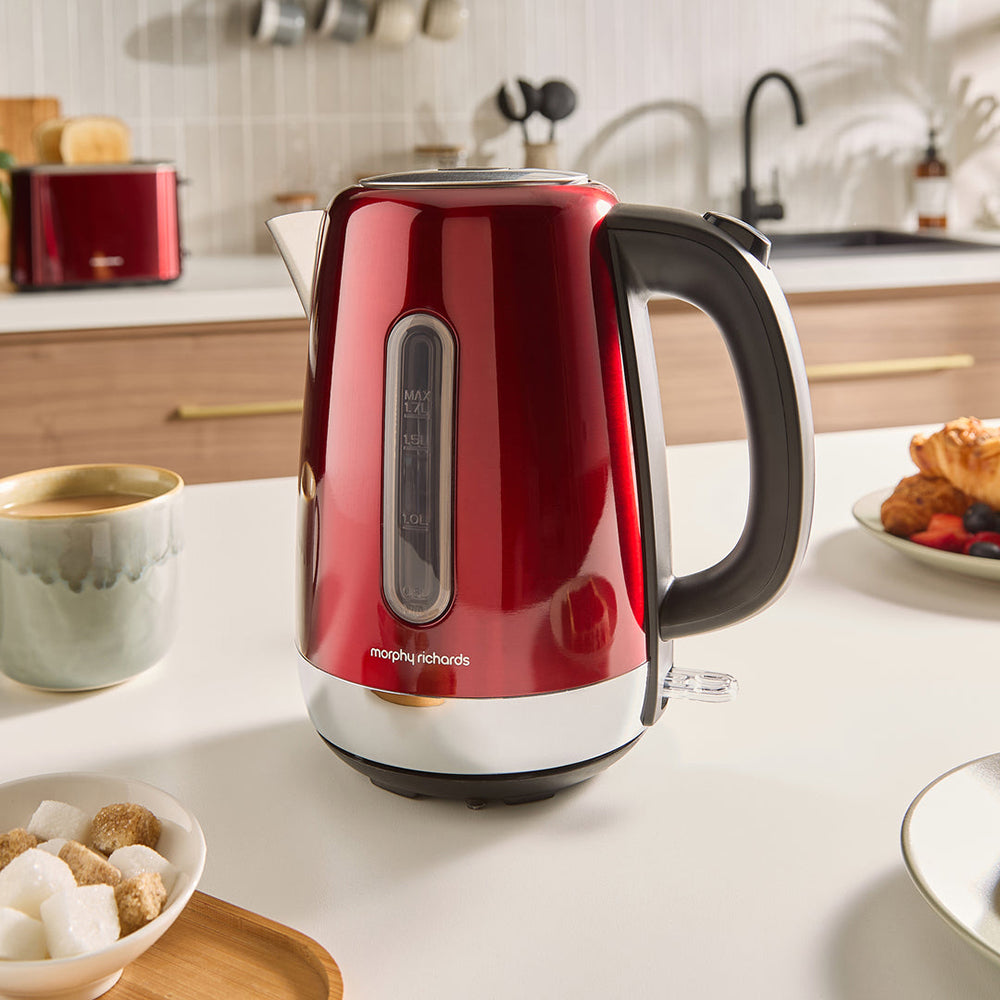 Morphy Richards Equip 1.7L Wasserkocher - Rot | 102785
