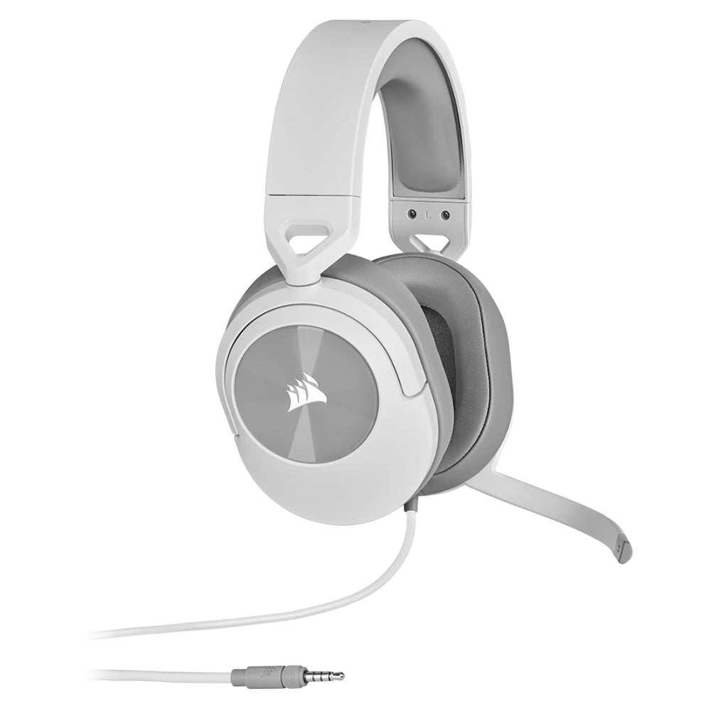 Corsair HS55 Over-Ear Wired Gaming-Headset - Weiß | 106-CA-9011261-EU