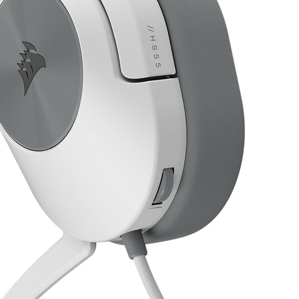 Corsair HS55 Over-Ear Wired Gaming-Headset - Weiß | 106-CA-9011261-EU