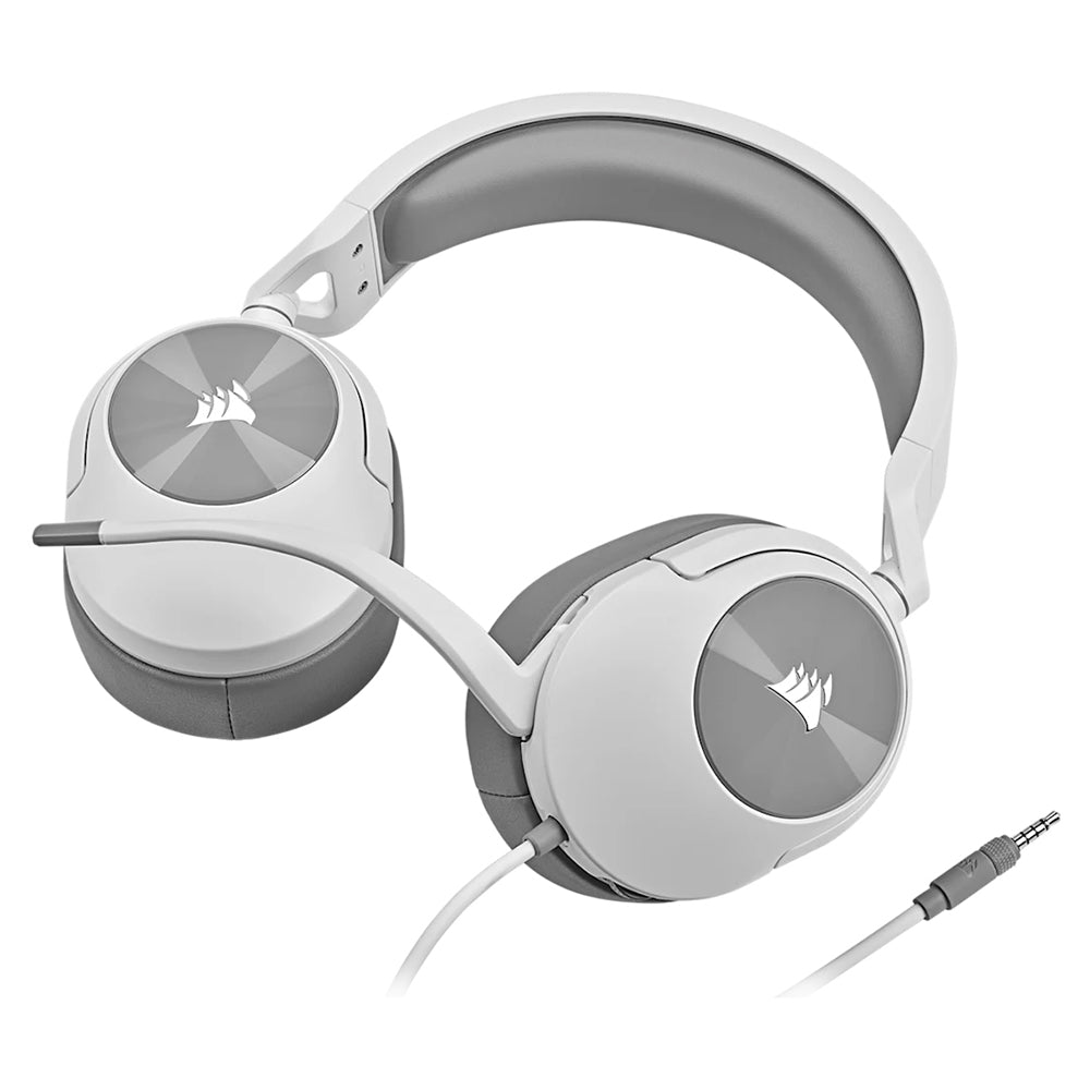 Corsair HS55 Over-Ear Wired Gaming-Headset - Weiß | 106-CA-9011261-EU