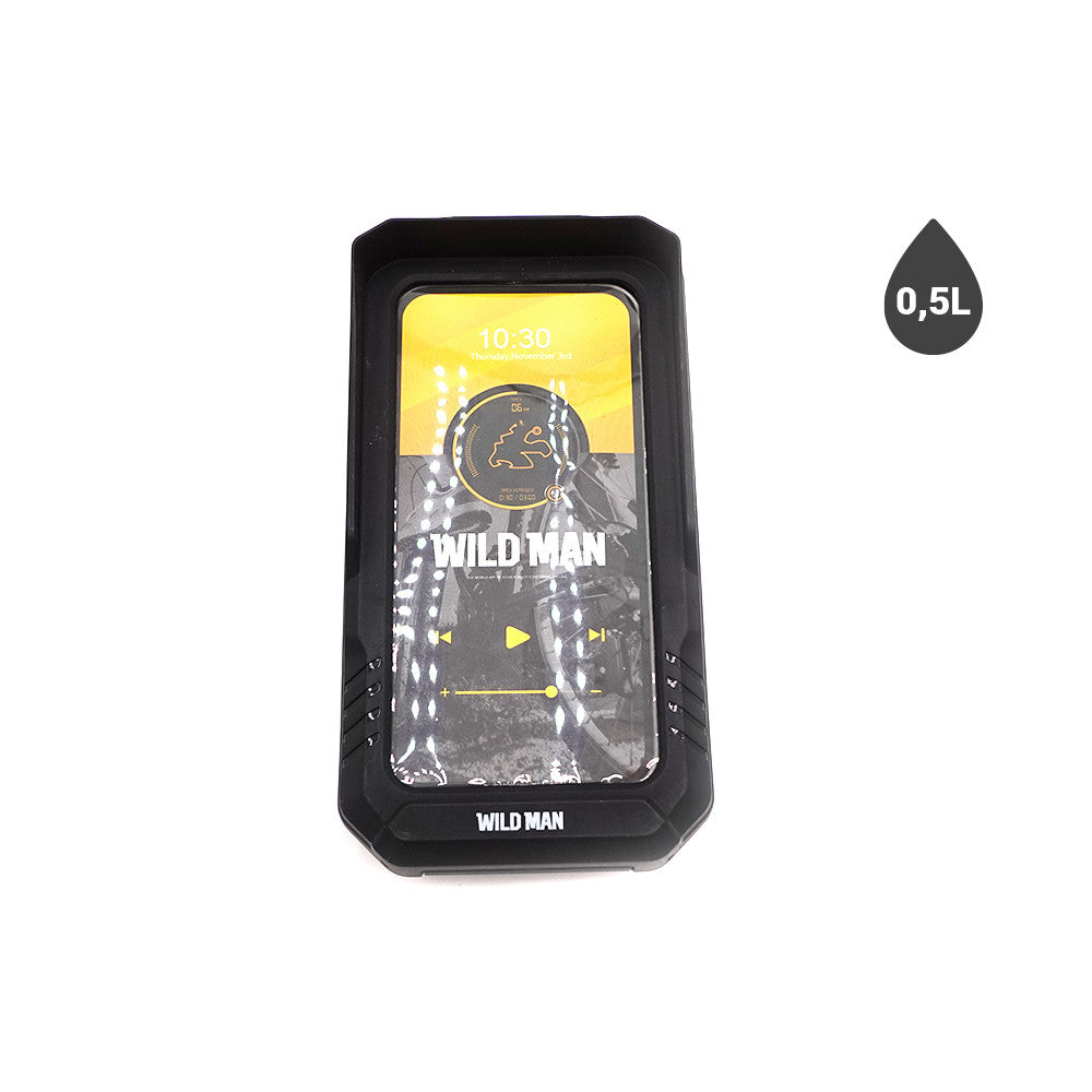 Wildman 0,5L IPX6 Tasche mit festem Telefonhalter für E-Scooter