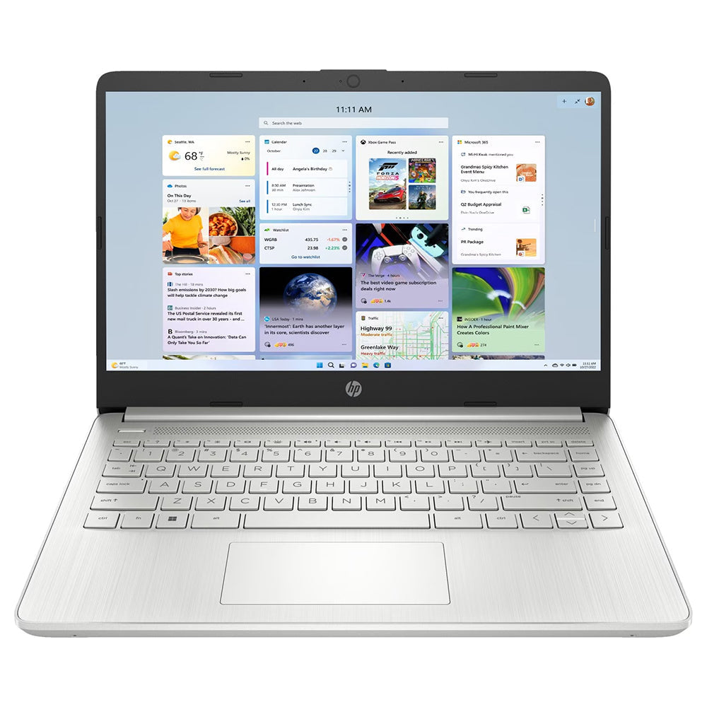 HP Intel Core i3 14" 4GB/128GB Laptop - Natural Silber | 14s-dq5013na