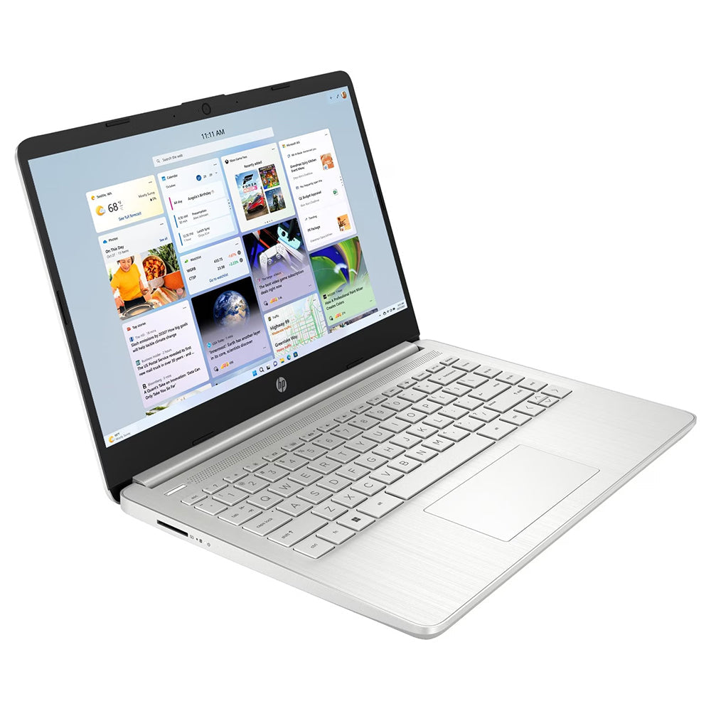 HP Intel Core i3 14" 4GB/128GB Laptop - Natural Silber | 14s-dq5013na