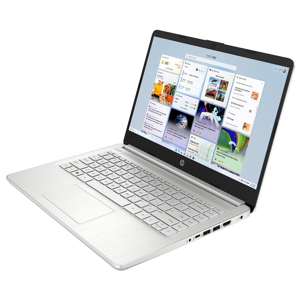 HP Intel Core i3 14" 4GB/128GB Laptop - Natural Silber | 14s-dq5013na