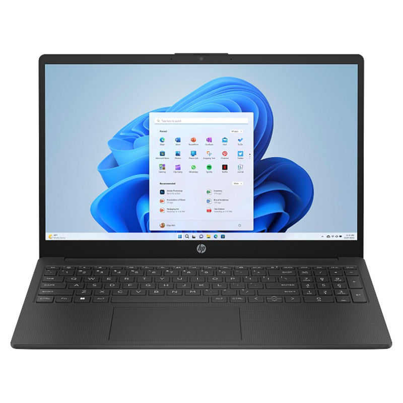 HP Intel Core i3-N305 15.6" 4GB/128GB Laptop - Jet Black | 15-FD0060NA