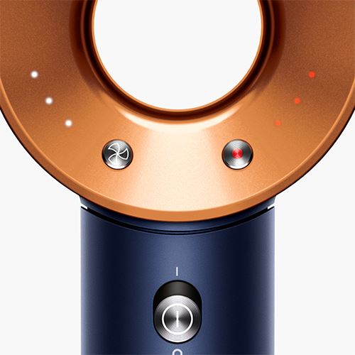 Dyson Supersonic Haartrockner – Preußischblau | Kupfer