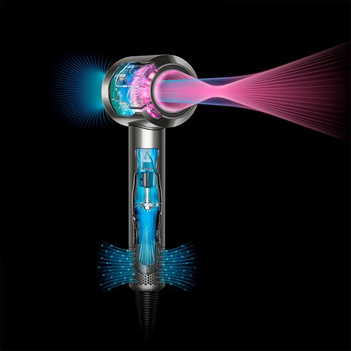 Dyson Supersonic Haartrockner – Preußischblau | Kupfer
