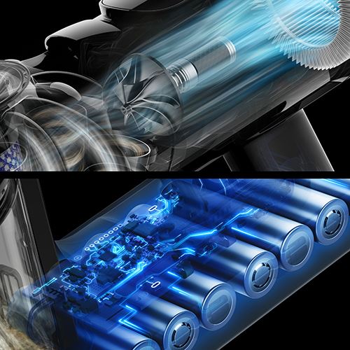 Dyson V8 Cyclone Akku-Staubsauger – Schwarz | Grün