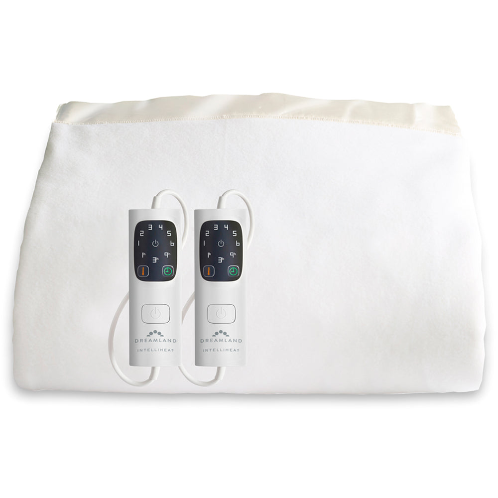 Dreamland Peaceful Dreams Double Warming Overblanket with Dual Controllers - Ivory | 16925