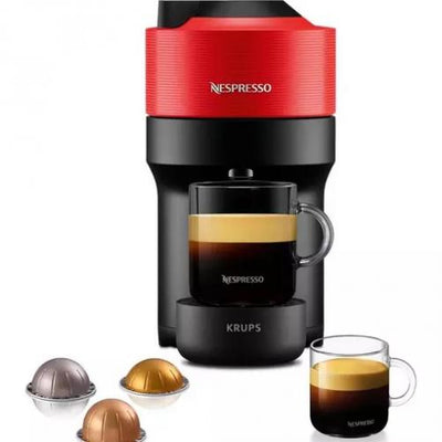 Krups Nespresso Vertuo Pop Pod Kaffeemaschine - Rot | XN920540