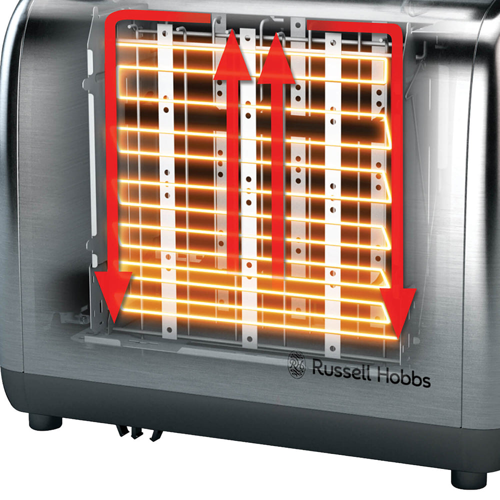 Russell Hobbs Classics 2 slice Toaster - Brushed Edelstahl | 24080