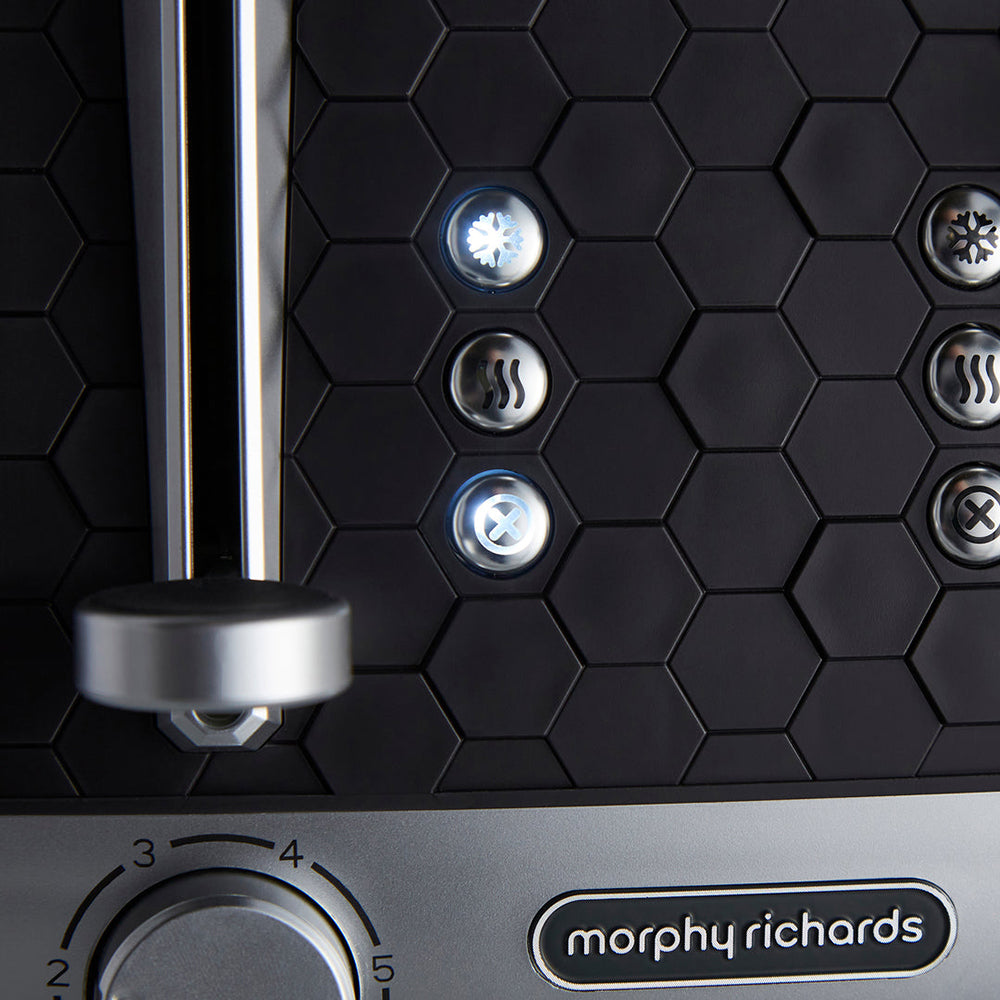 Morphy Richards Cassini 1800W 4 Slice Toaster - Moonless Night | 243020