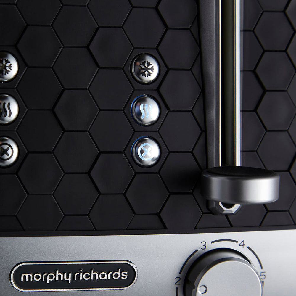 Morphy Richards Cassini 1800W 4 Slice Toaster - Moonless Night | 243020