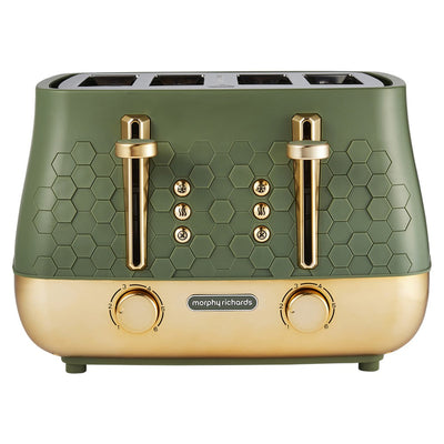 Morphy Richards Cassini 1800W 4 Slice Toaster - Olivine | 243022