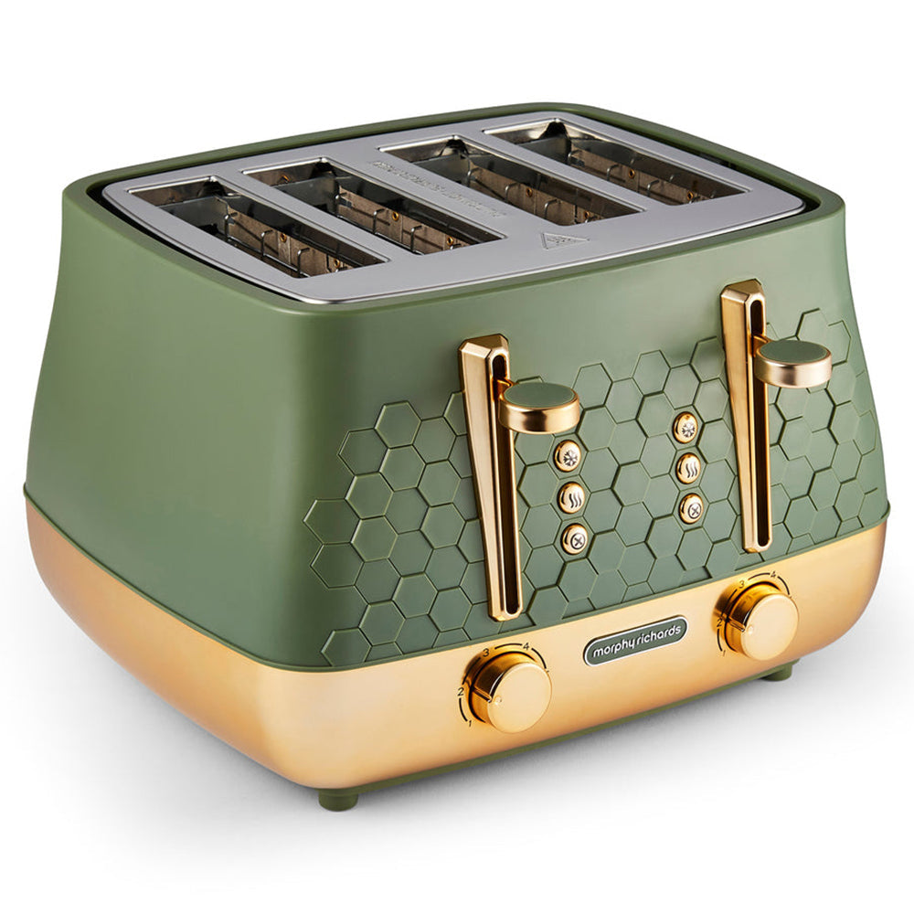 Morphy Richards Cassini 1800W 4 Slice Toaster - Olivine | 243022