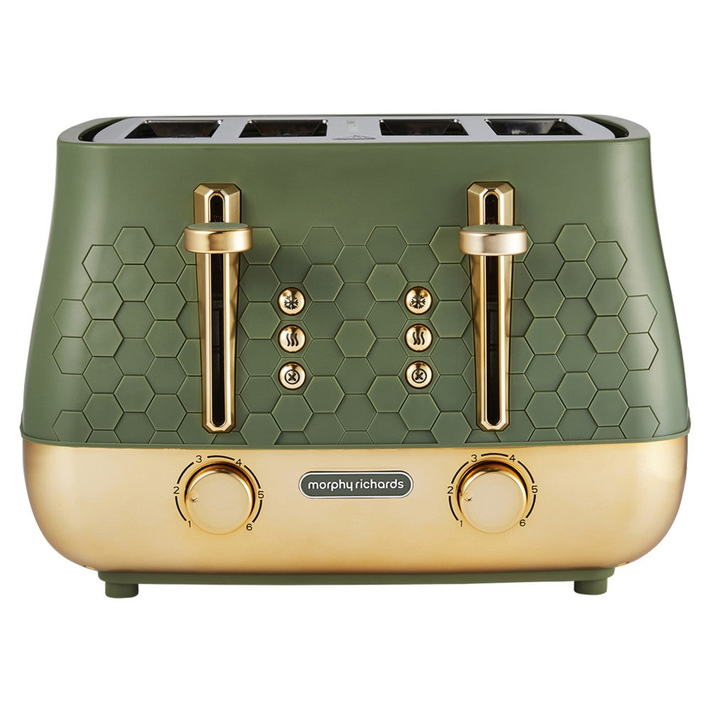 Morphy Richards Cassini 1800W 4 Slice Toaster - Olivine | 243022