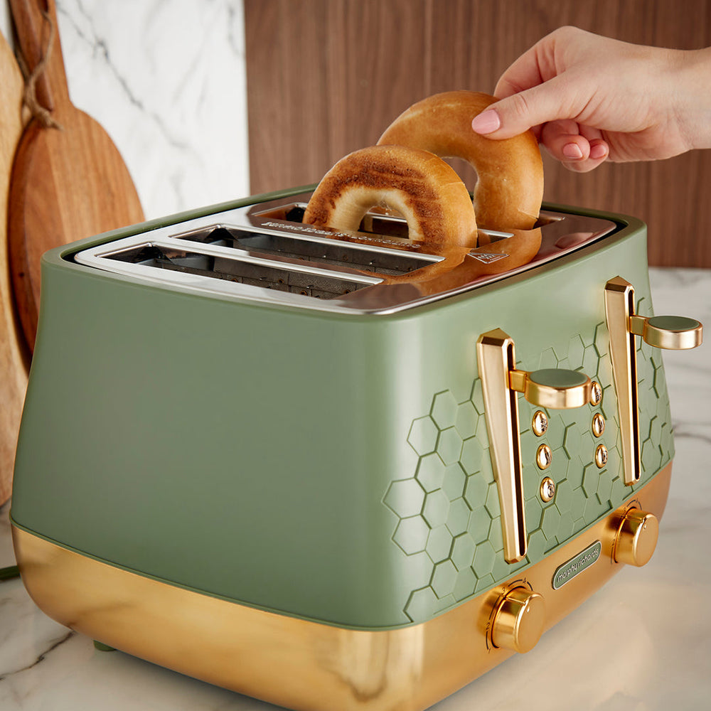 Morphy Richards Cassini 1800W 4 Slice Toaster - Olivine | 243022