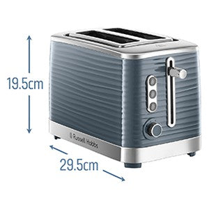 Russell Hobbs Inspire 2 Slice Toaster - Grau | 24373