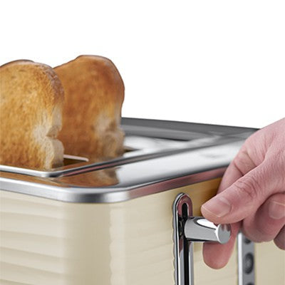 RussellHobbs Inspire 4 Slice Toaster - Cream | 24384