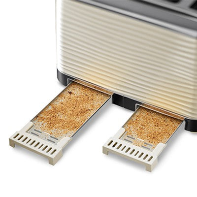 RussellHobbs Inspire 4 Slice Toaster - Cream | 24384
