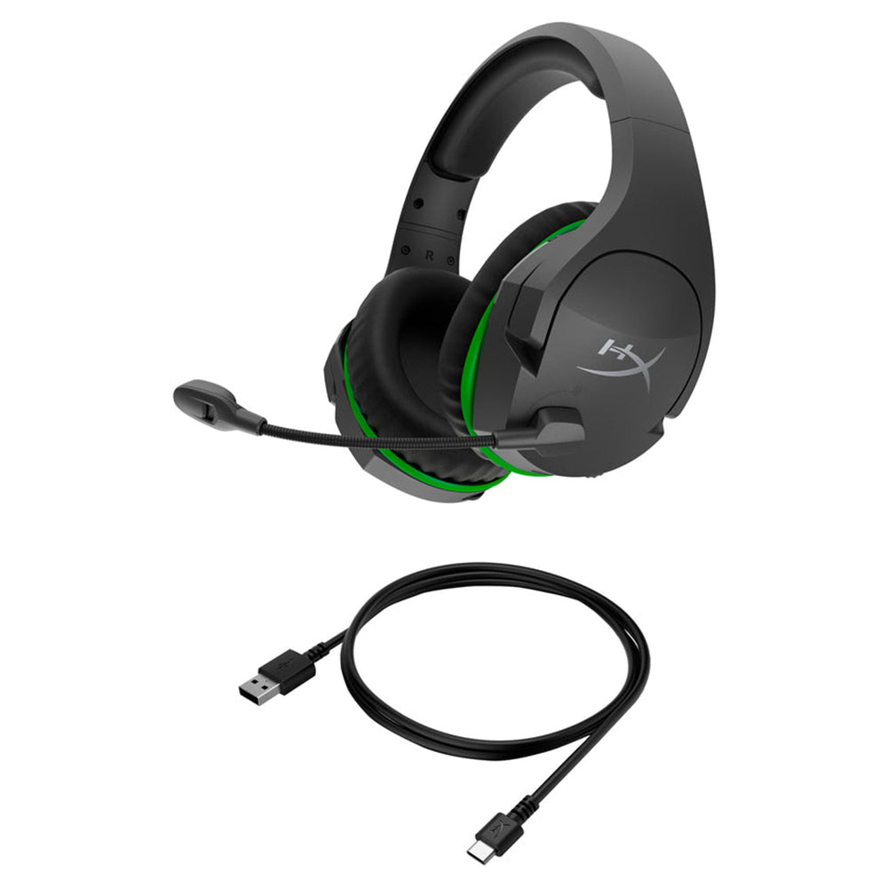 HyperX CloudX Stinger Core Over-Ear Wireless Bluetooth Gaming-Headset - Schwarz & Grün | 259-4P5J0AA