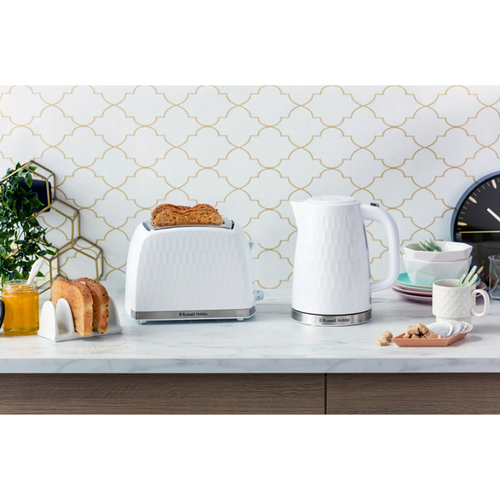 Russell Hobbs Honeycomb 1.7L Wasserkocher - Weiß | 26050