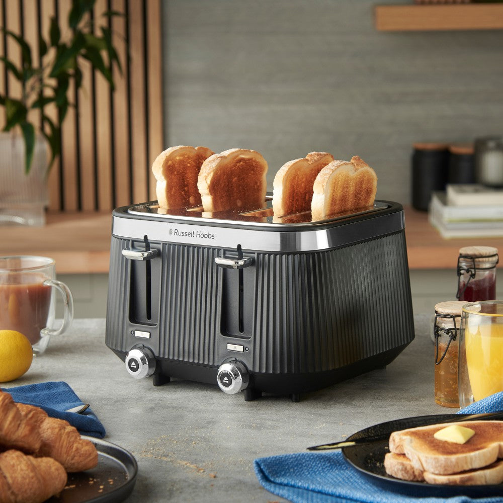 Russell Hobbs Bronte 1960W 4 Slice Toaster - Schwarz | 26770