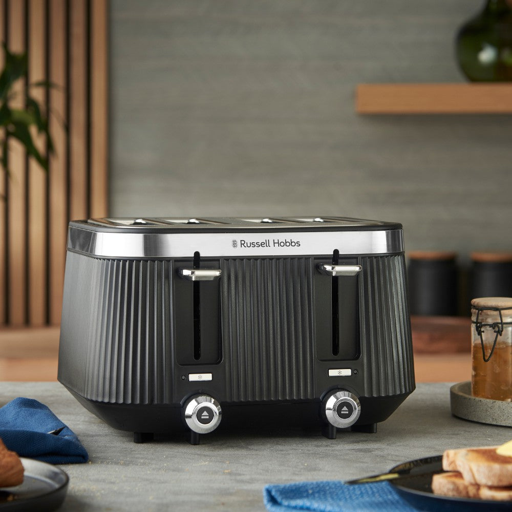 Russell Hobbs Bronte 1960W 4 Slice Toaster - Schwarz | 26770