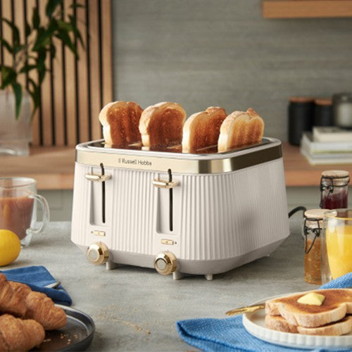 Russell Hobbs Brontë 1960W 4 Slice Toaster - Stone | 26771