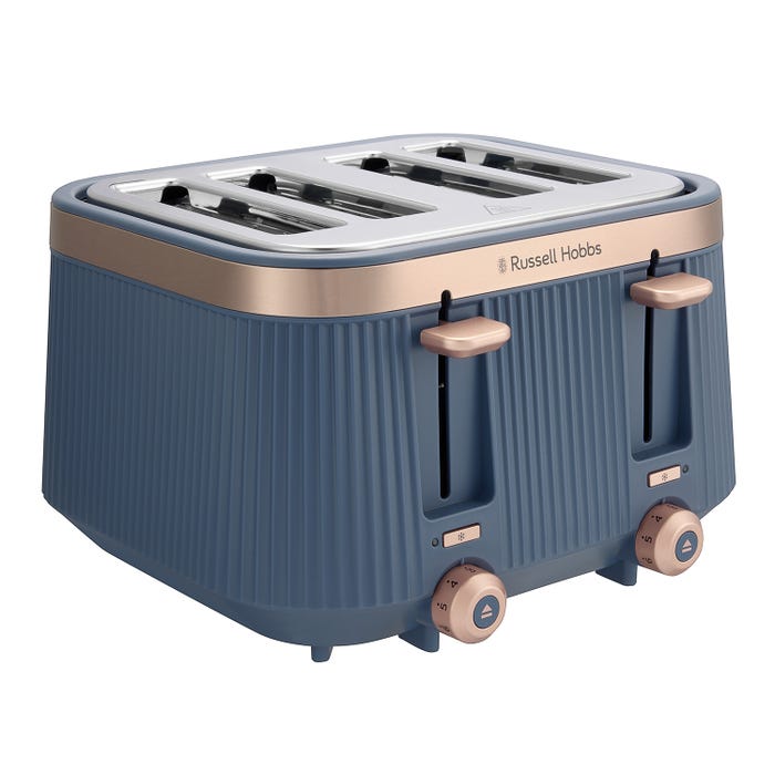 Russell Hobbs Brontë 4 Slice Toaster - Navy Blau | 26772