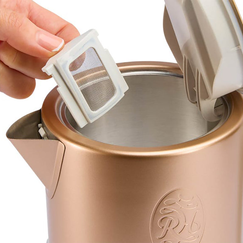 Russell Hobbs Calm 1.7L Wasserkocher - Weiß & Copper | 27450