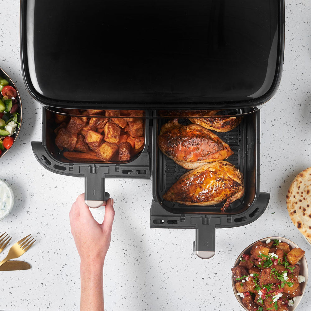 Russell Hobbs Satisfry 9L Dual Basket Heißluftfritteuse - Schwarz | 27680