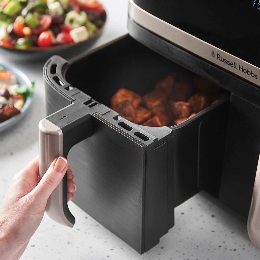 Russell Hobbs Satisfry 9L Dual Basket Heißluftfritteuse - Schwarz | 27680