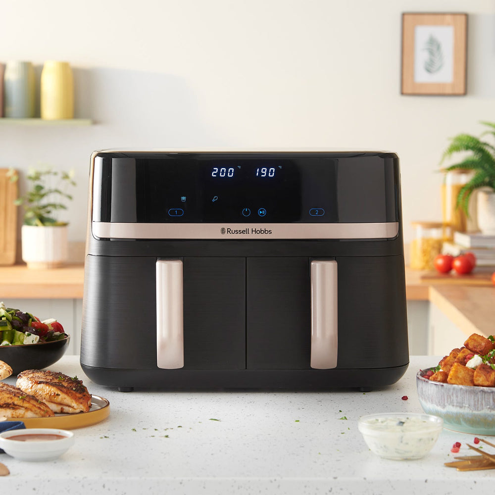 Russell Hobbs Satisfry 9L Dual Basket Heißluftfritteuse - Schwarz | 27680