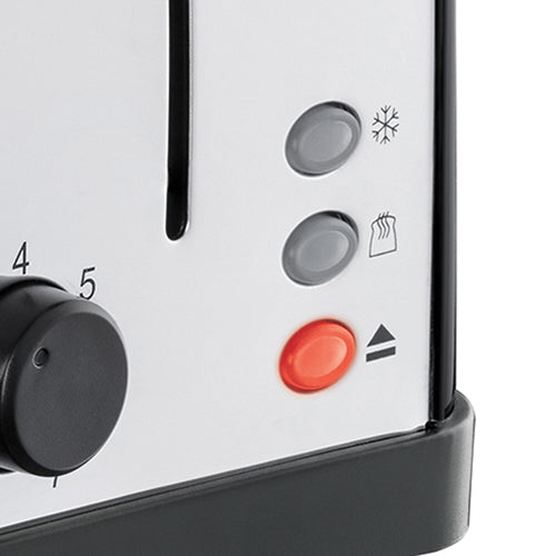 RussellHobbs Edelstahl 4 Slice Toaster - Schwarz | 28360